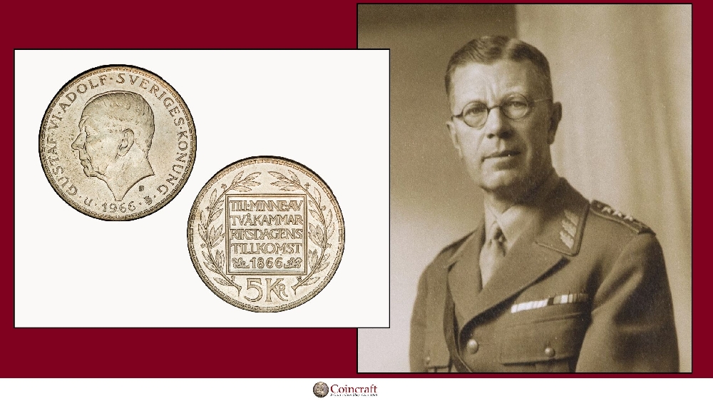Gustaf VI Adolf - Swedish Kroner - Coincraft